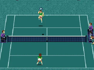 GrandSlam - The Tennis Tournament '92 (Japan) screen shot game playing